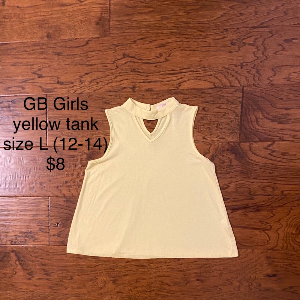 GB Girls yellow tank
